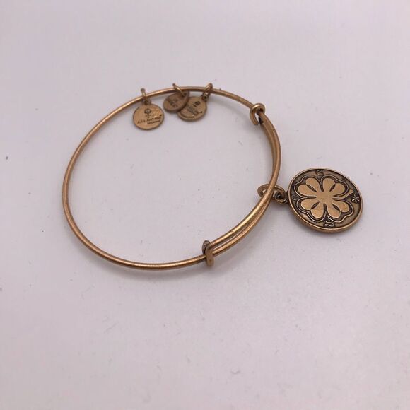 Alex & Ani 4 Leaf Clover Bracelet - Picture 1 of 3